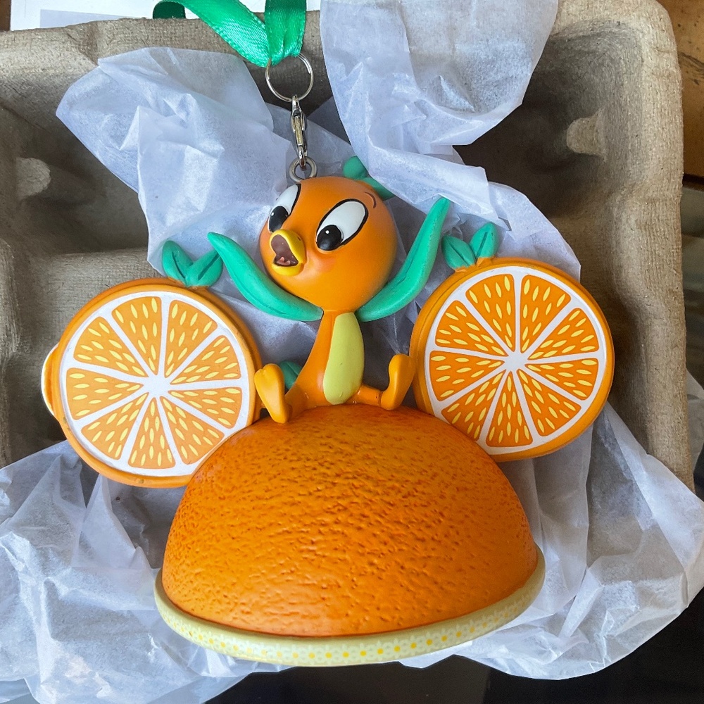 Disney parks orange bird Christmas ornament